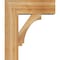 Ekena Millwork Imperial Block Rough Sawn Bracket w/ Offset Brace, Western Red Cedar, 8"W x 22"D x 26"H BKT0806X22X26IMP05RWR - alternate 3